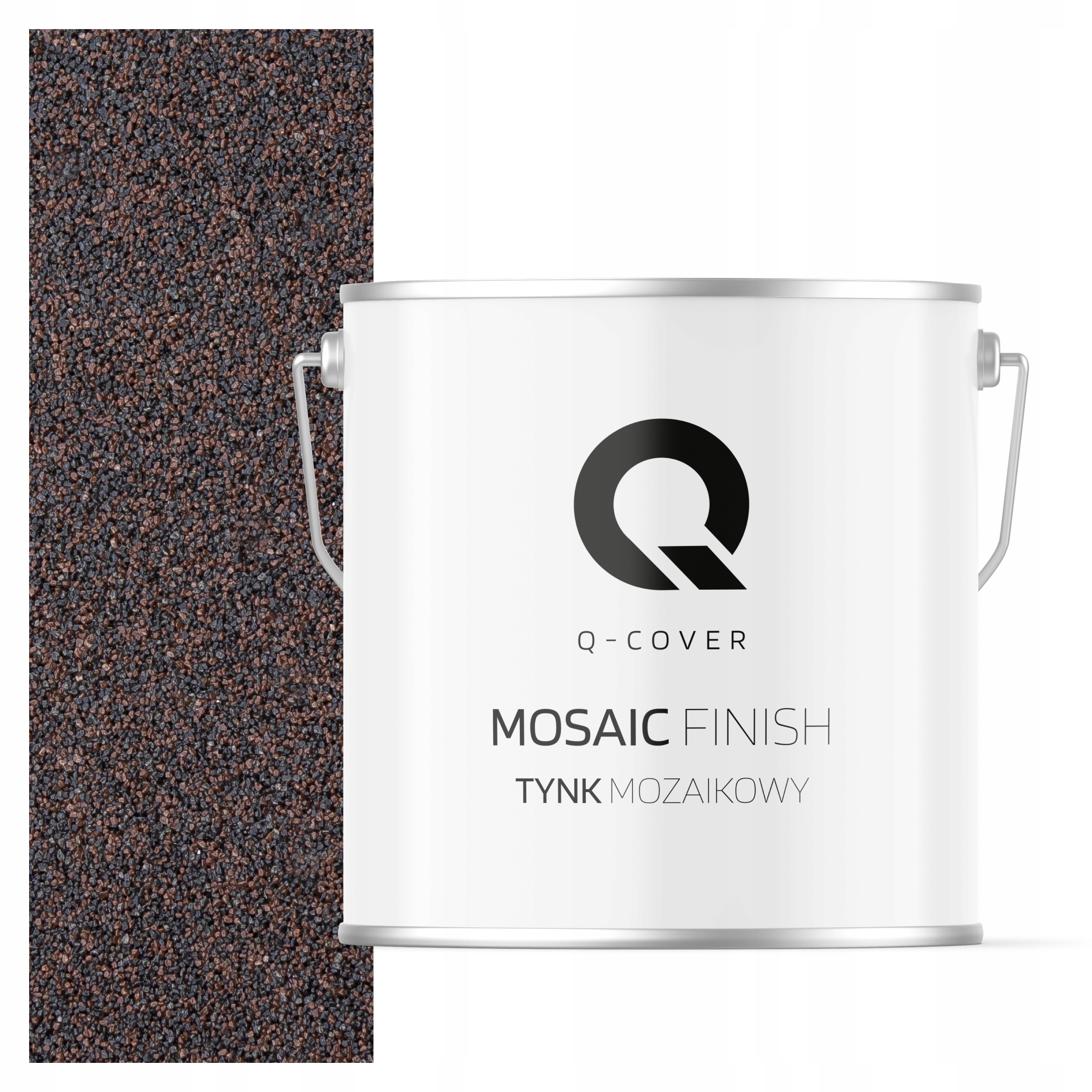 Mozaiková Omítka Mozaika 7KG Hnědá Tmavá M83 Ozdobná Pryskyřičná Fasáda