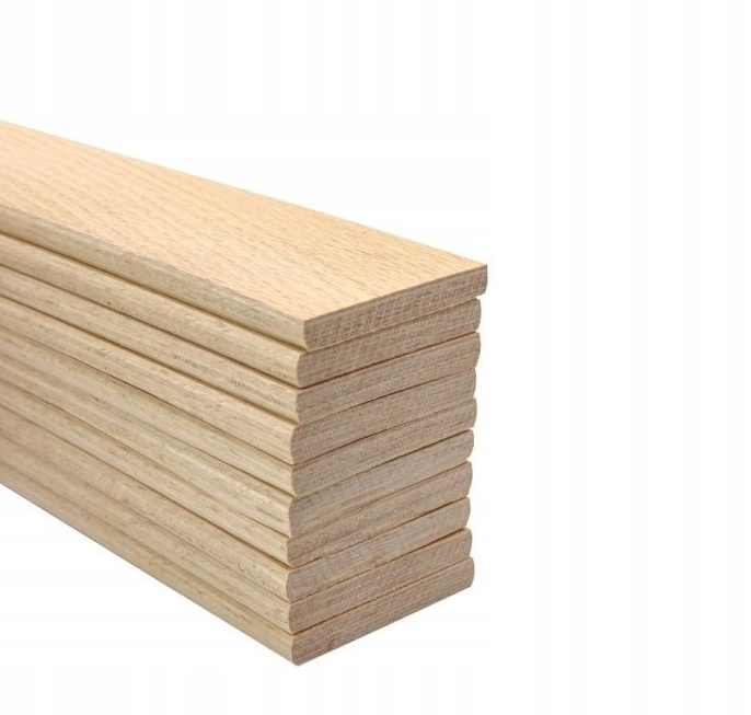Listwa sprężynująca brzozowa 770x35x8 mm 10 szt.