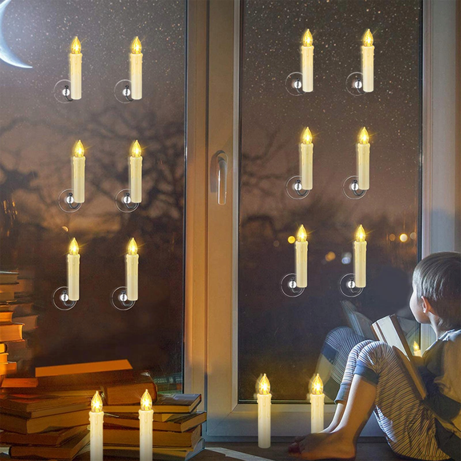 10 sztuk świec LED z przyssawkami Nazwa 00de5433-dc0e