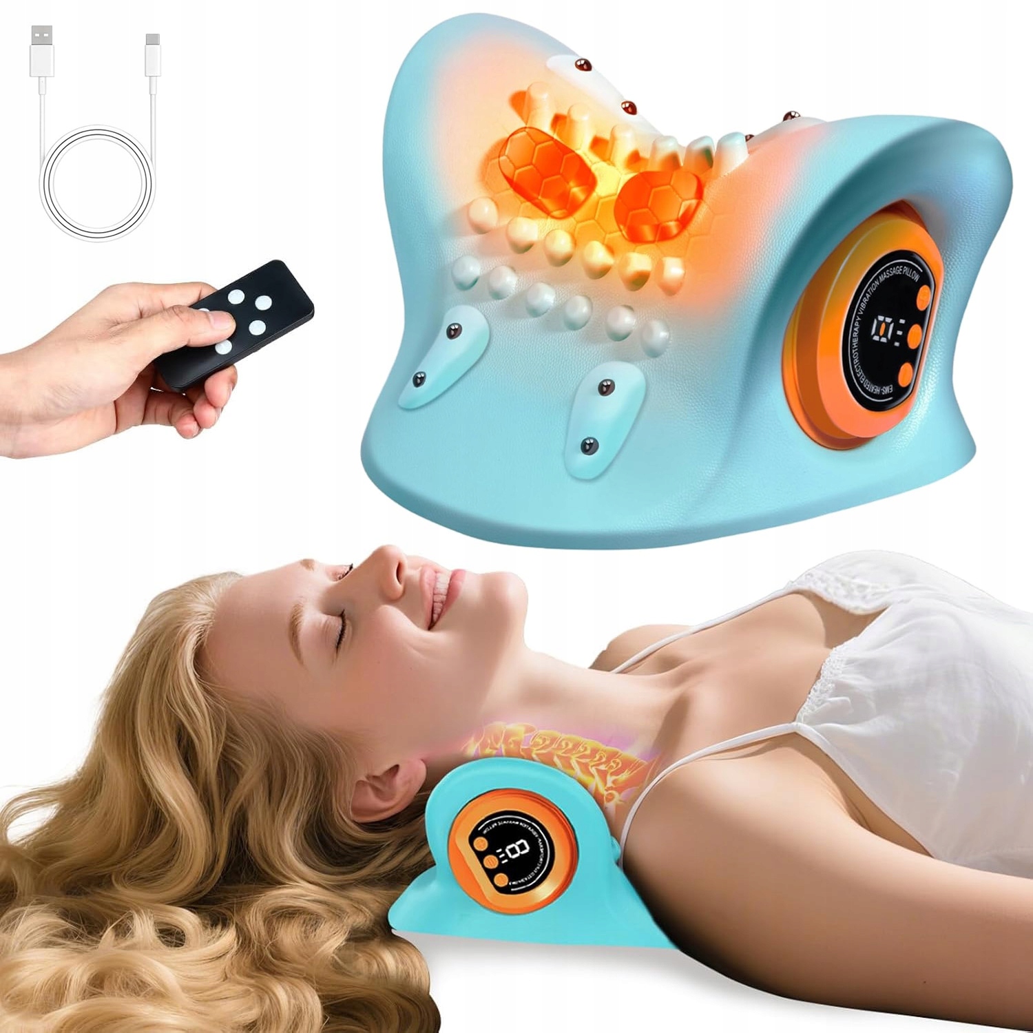 Polštář Pro Uvolnění Krku A Krku Přístroj Na Protahování Krku