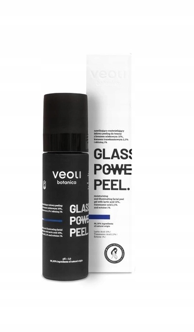 Veoli Glass Skin Power Peel gelový peeling na obličej 30 ml