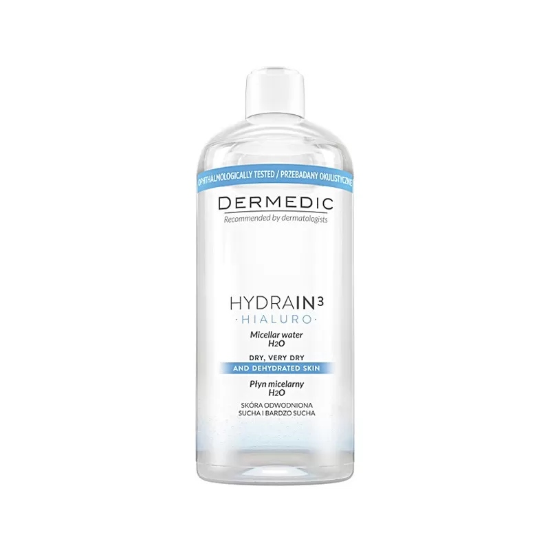 

Dermedic Hydrain 3 hialuro płyn micelarny, 500 ml