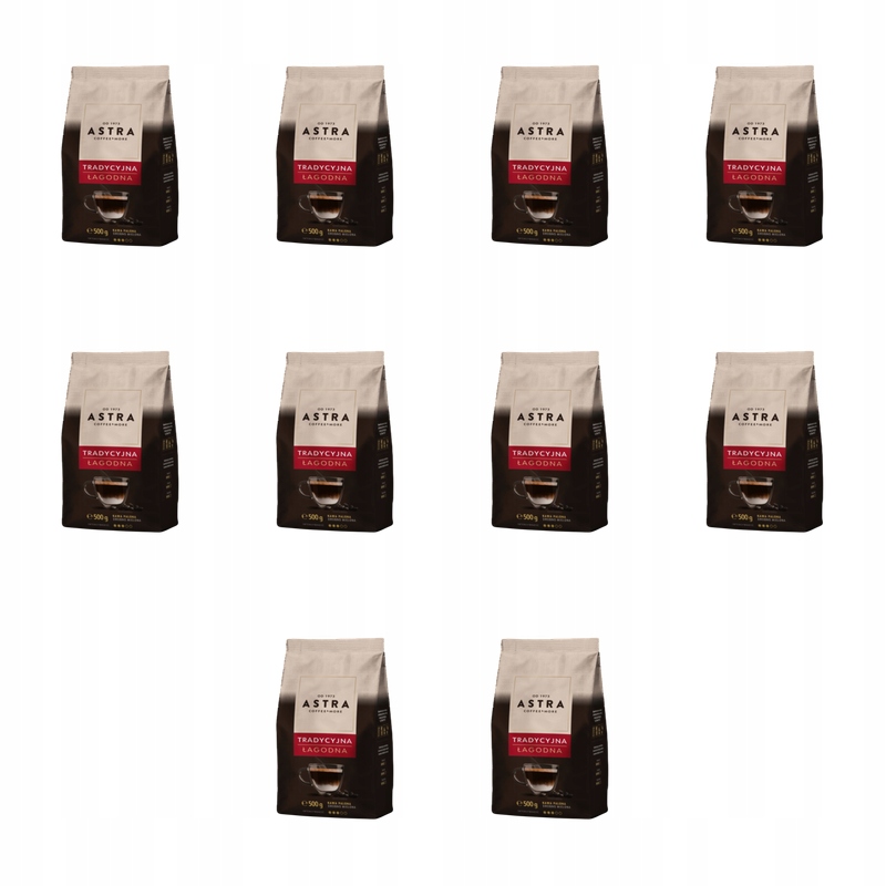 Astra Kawa Łagodna mielona 500g X10