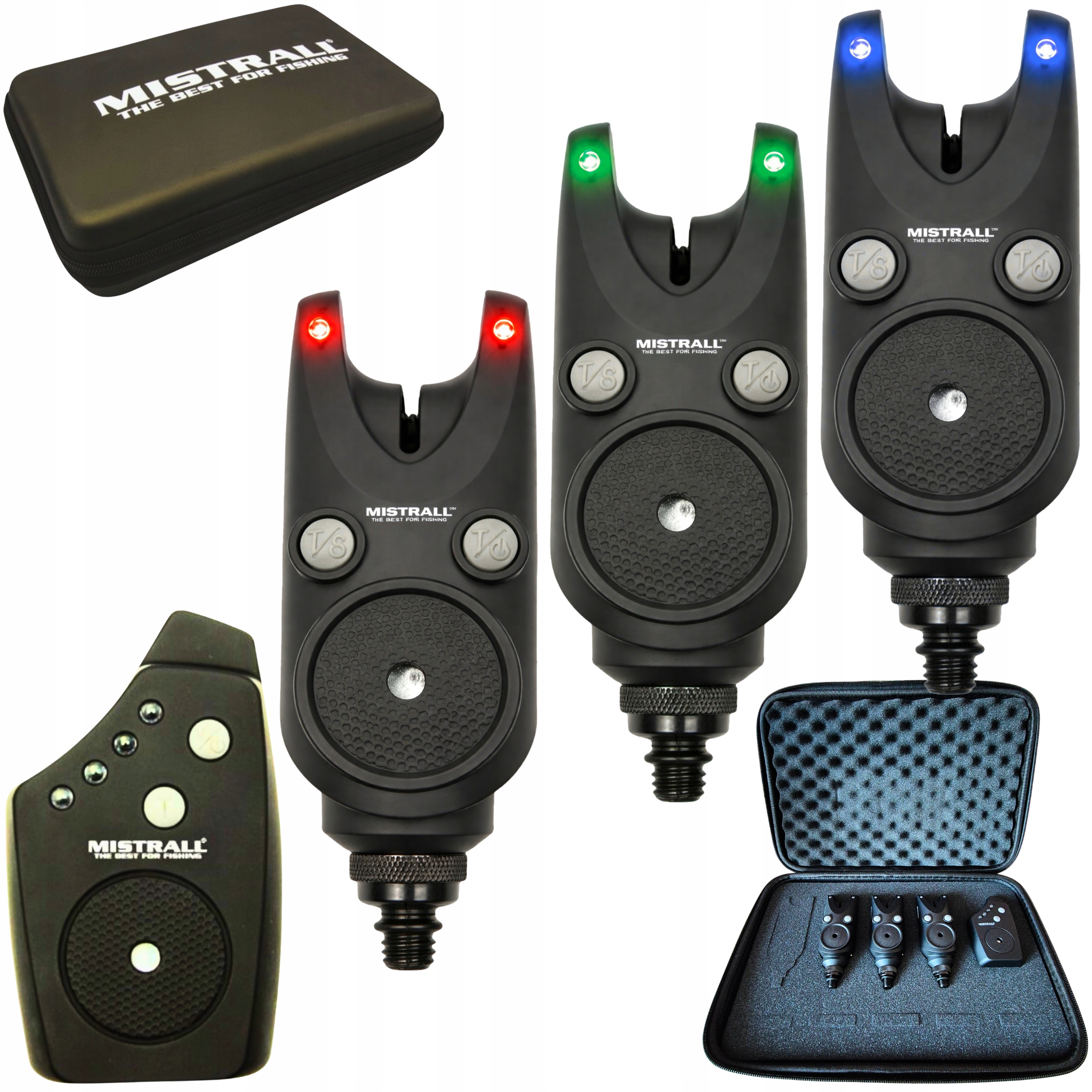 Zestaw Sygnalizatorów Brań 3+1 z Centralką Mistrall Slim R2