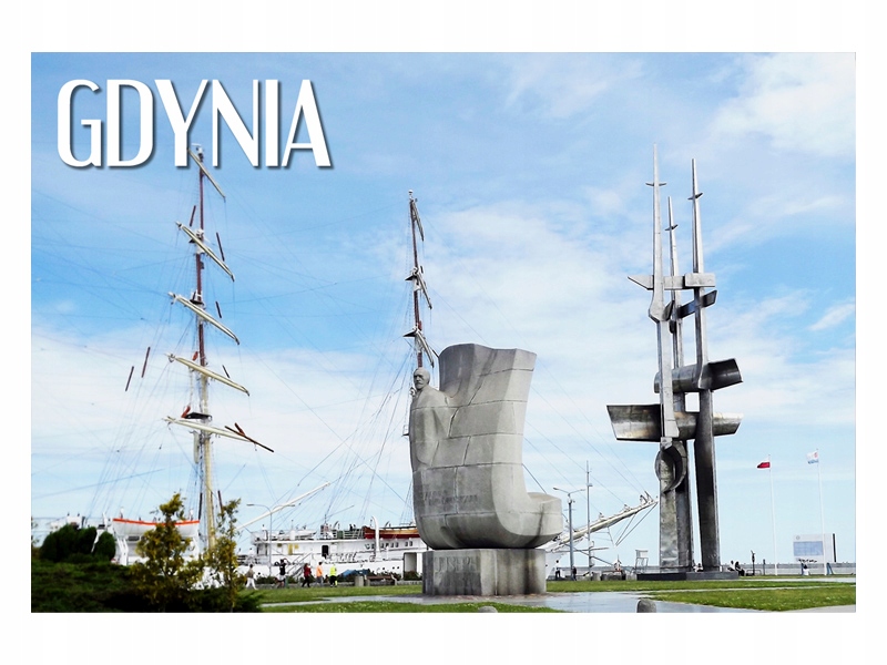 

Gdynia Skwer Kościuszki Magnes na lodówkę