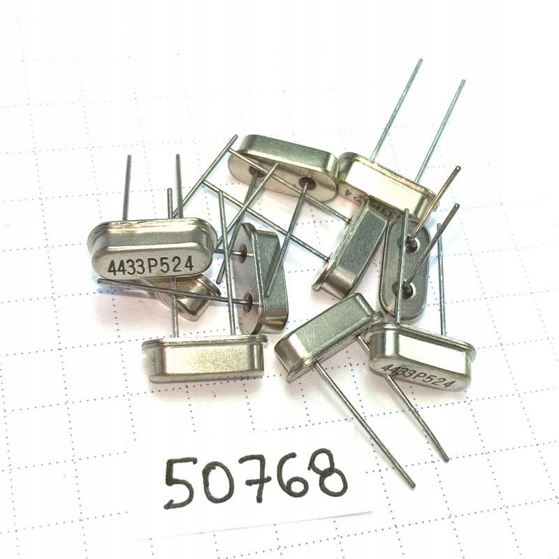 Rezonator kwarcowy 4.433MHz HC49S x5 Kod producenta 4433P254