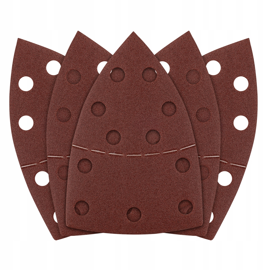 Papiery ścierne na rzep, żelazko 102 x 152 mm, P150, 5 szt., z 11 otworami