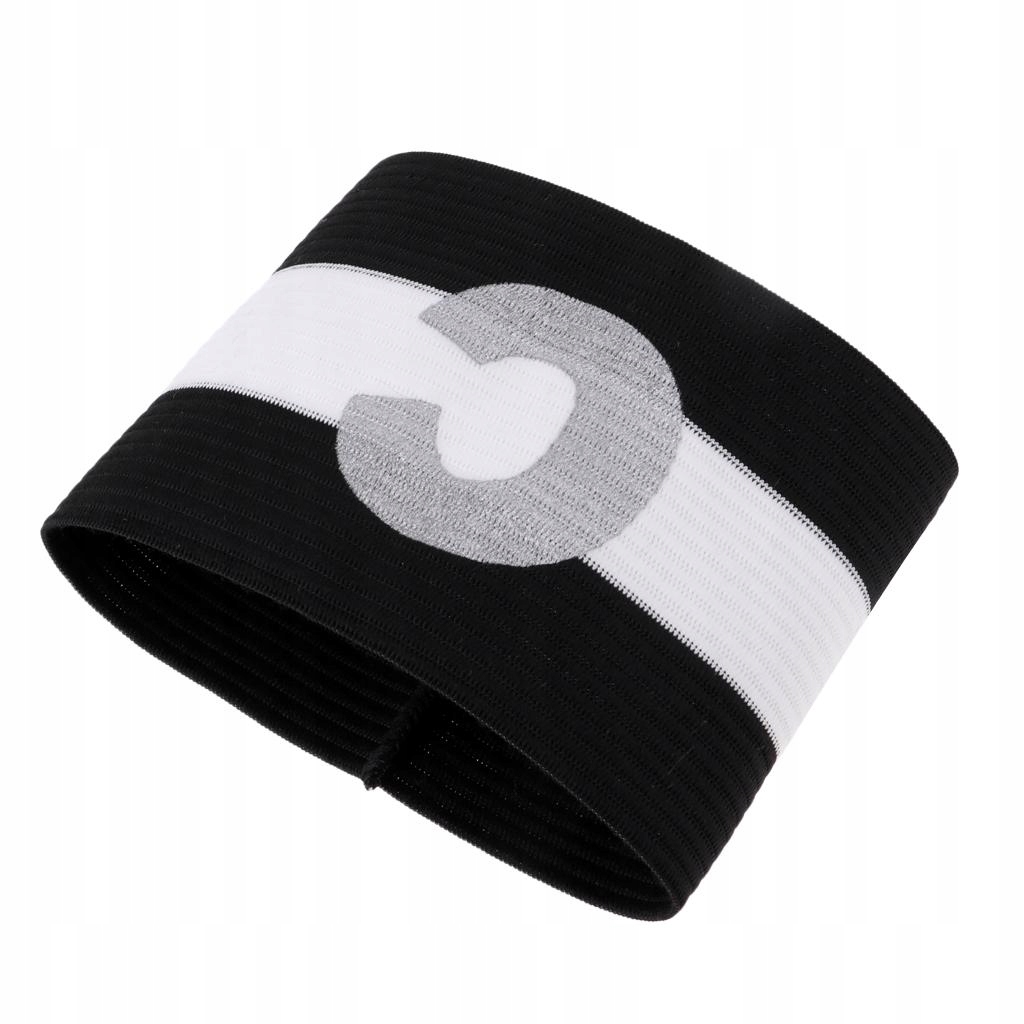 Elastic Captains Armband Arm Bands For Football Rugby #1 black as described Marka inna