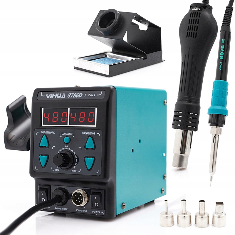 Hrotová Pájecí Stanice Hot-air Yihua 8786D-I