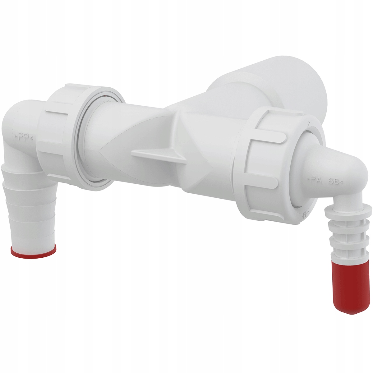 Syfon do pralki i suszarki z zaworem zwrotnym