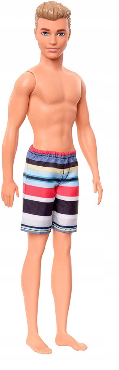 

Barbie Lalka Ken Plażowy W Szortach Blondyn GHW43