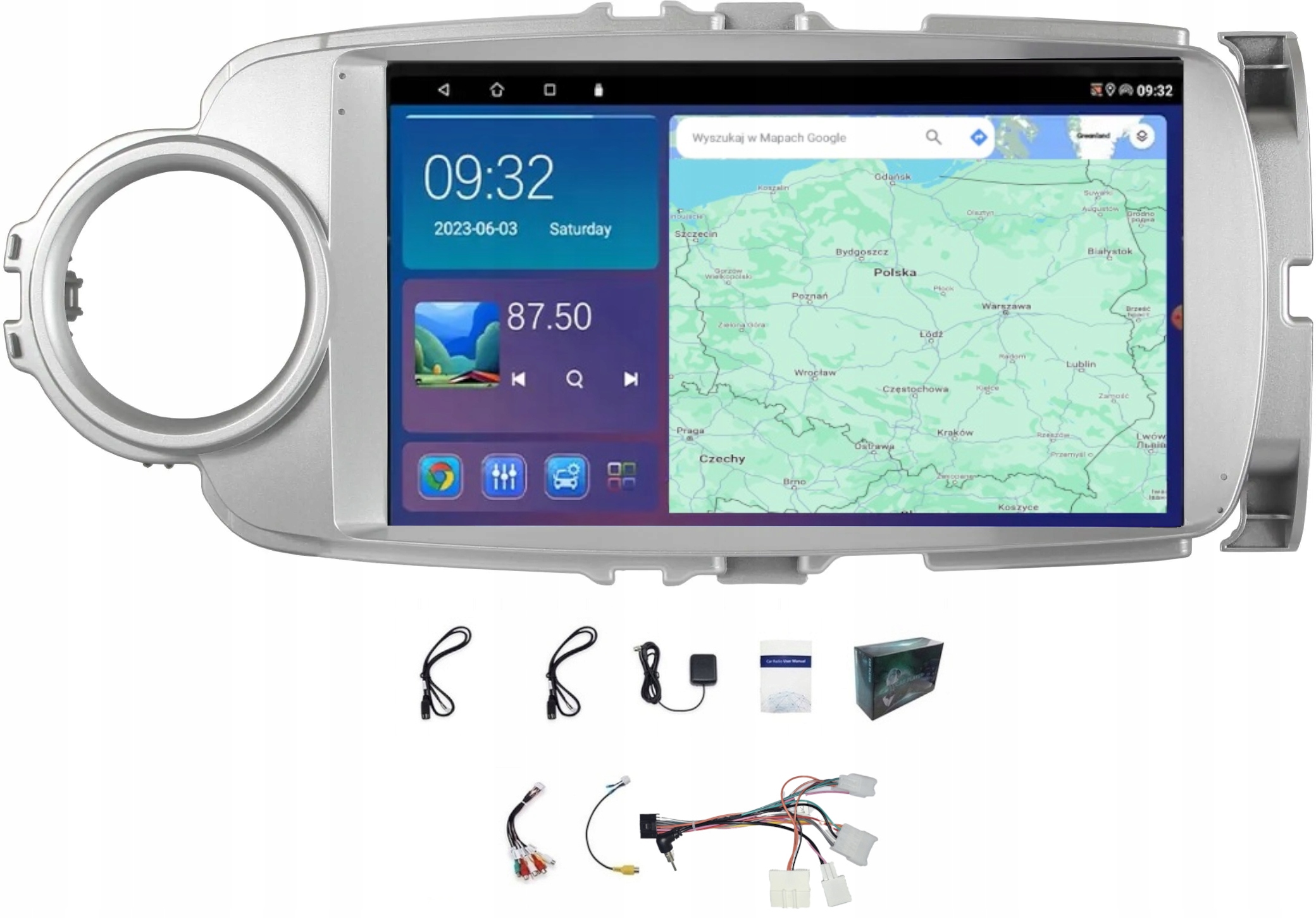 Gps Navigace Toyota Yaris 2011-19 Wifi Carplay Usb 4GB 64GB