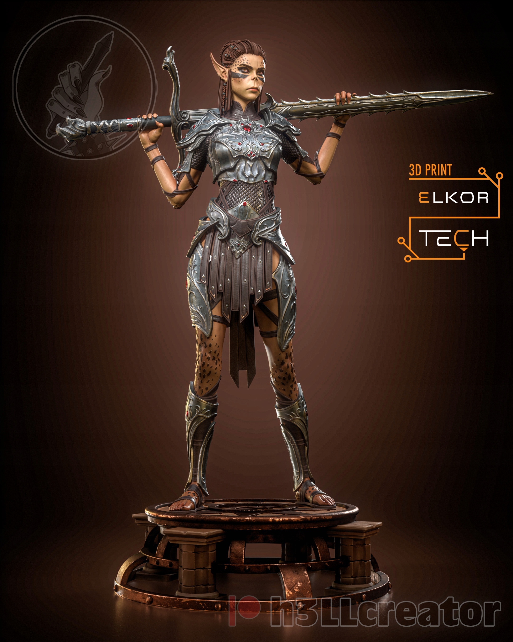 Figurka Lae'Zel z Baldur's Gate 3
