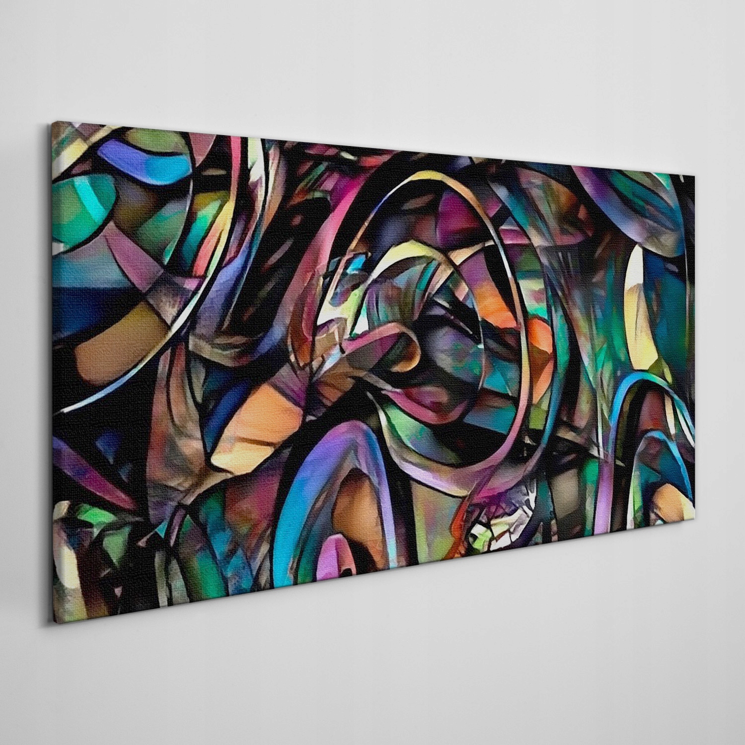 

Obraz na płótnie do salonu Kolorowa mozaika 120x60