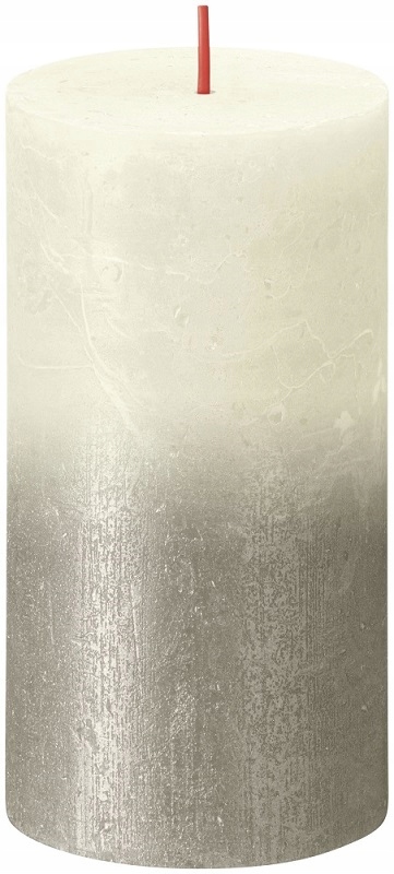 

Świeca Rustic 130/68 Sunset perłowy szampański