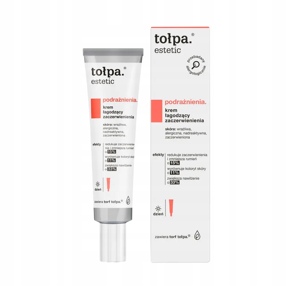 

Krem Na Dzień łagodzący zaczerwienienia Tołpa 40ml