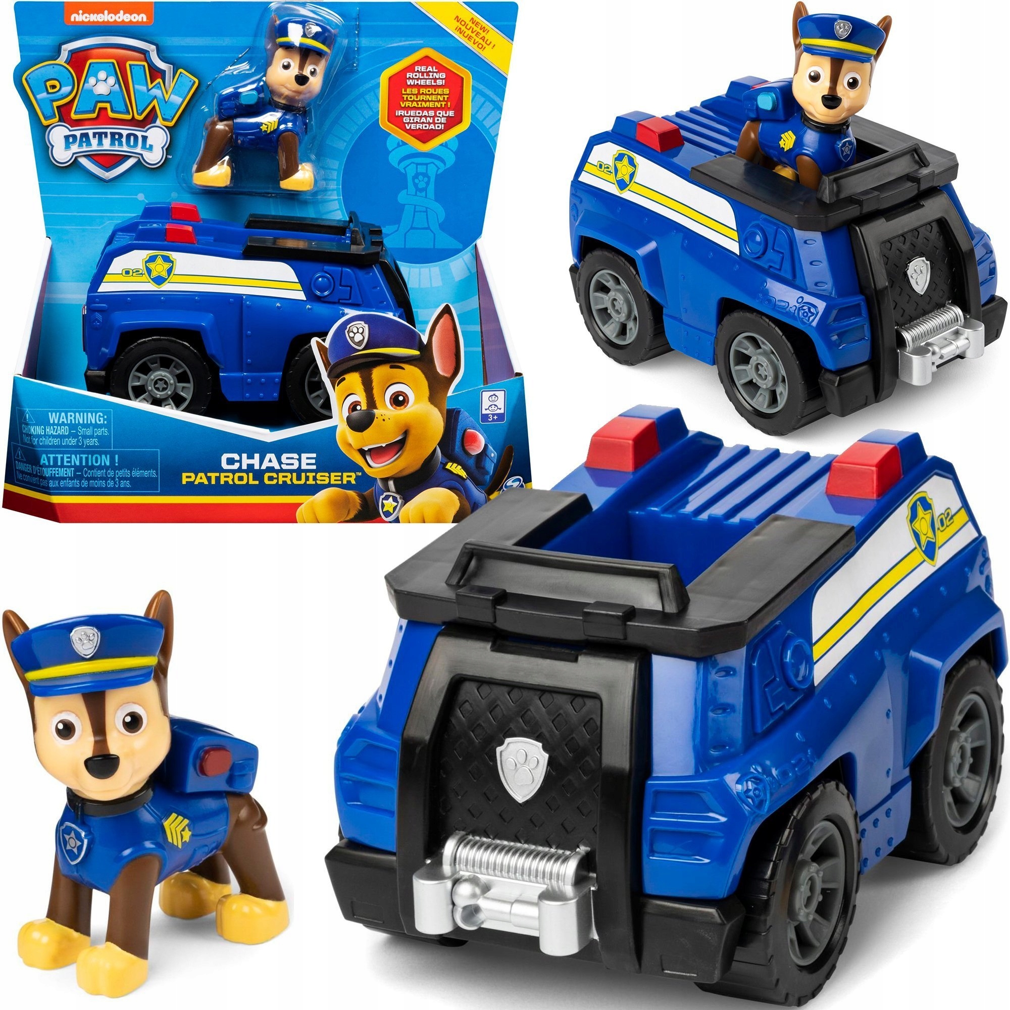 

Psi Patrol Chase Pojazd Radiowóz Figurka