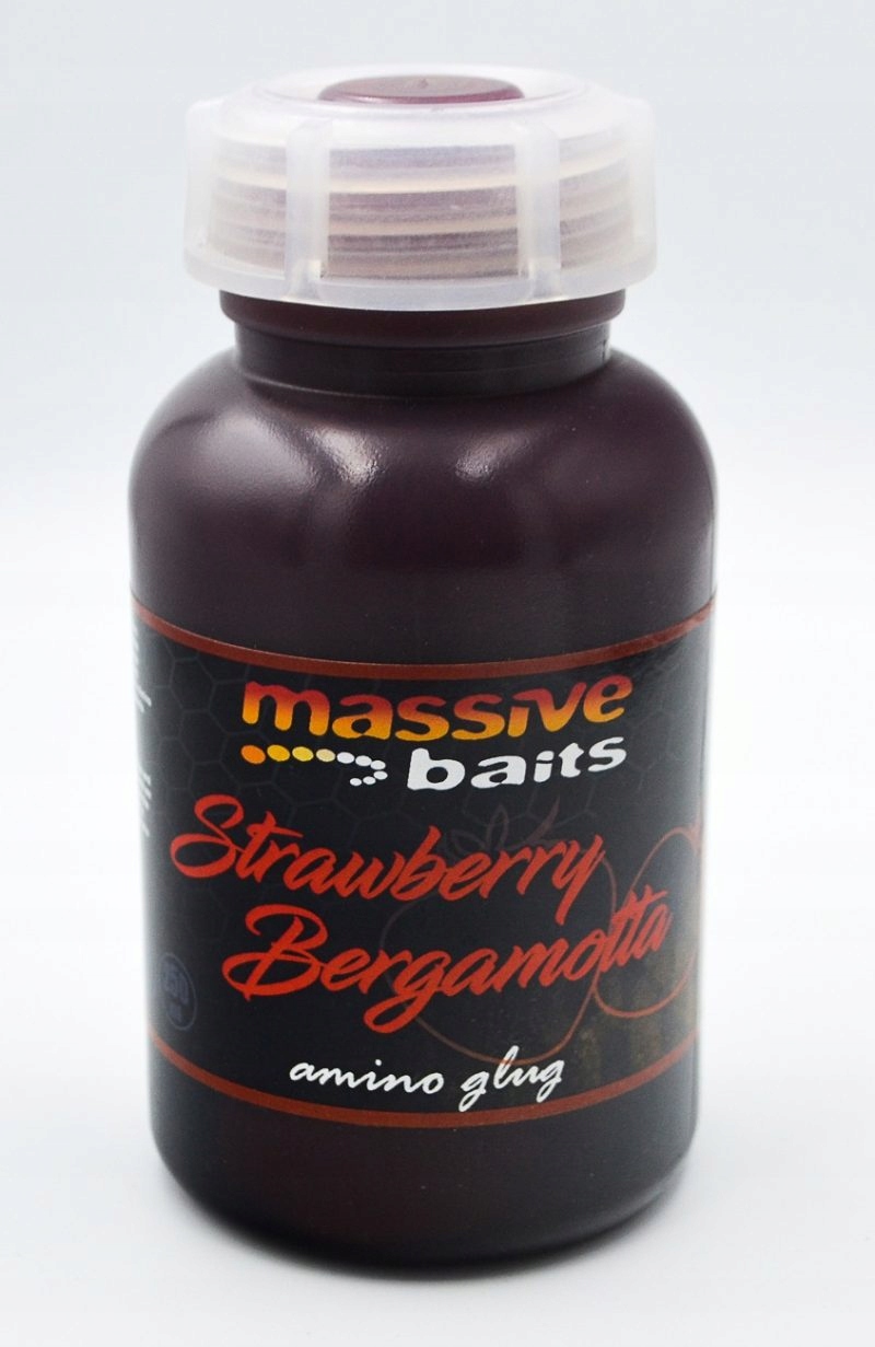 Massive Baits Amino Glugs 250ml Strawberry Bergamo