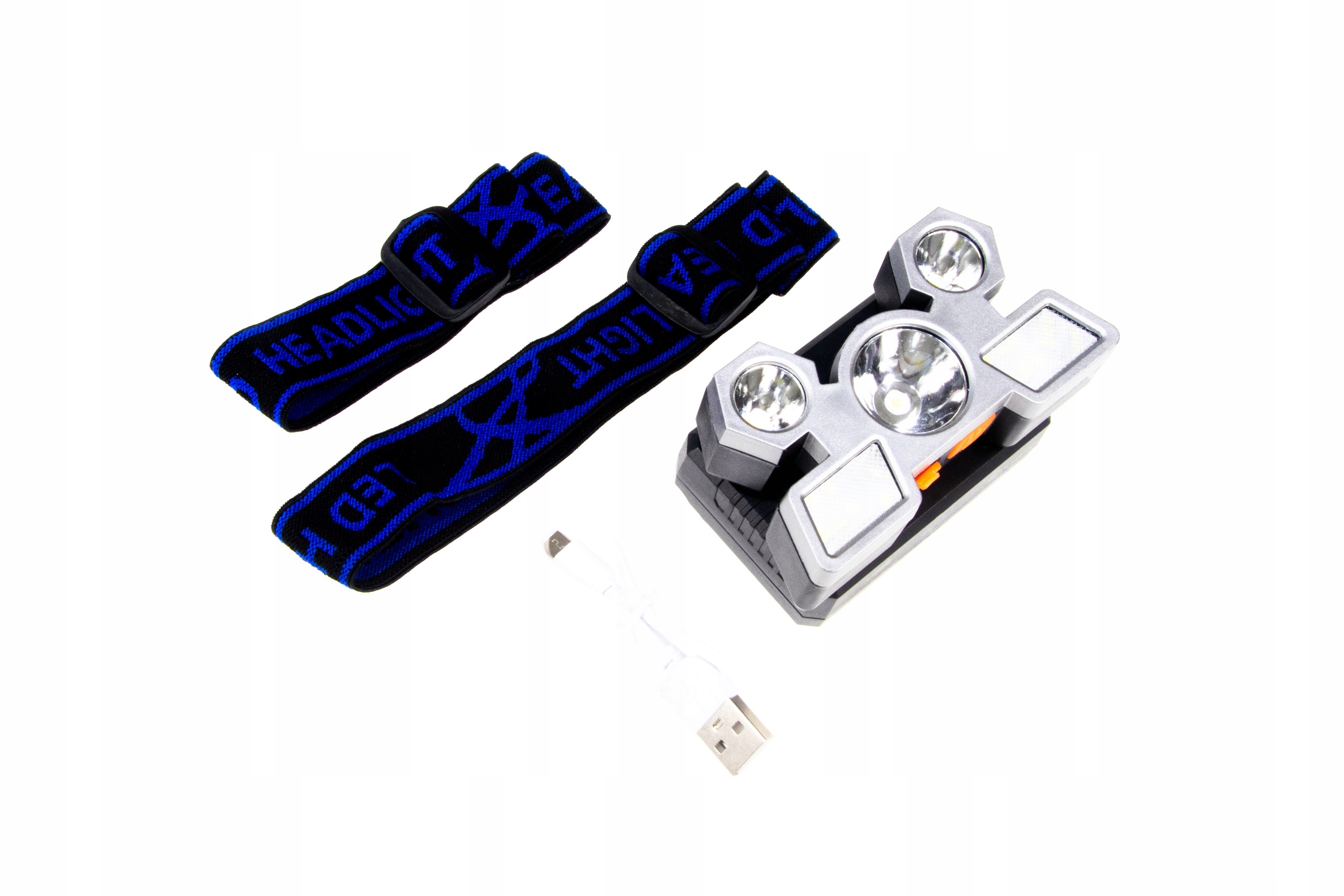 Latarka Czołowa Ładowana USB - Model 14500 - LC037 EAN (GTIN) 5904083385830