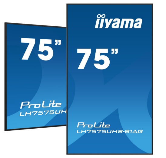 Monitor Digital Signage Iiyama Prolite LH7575UHS-B1AG 75” 4K Uhd Ips Led
