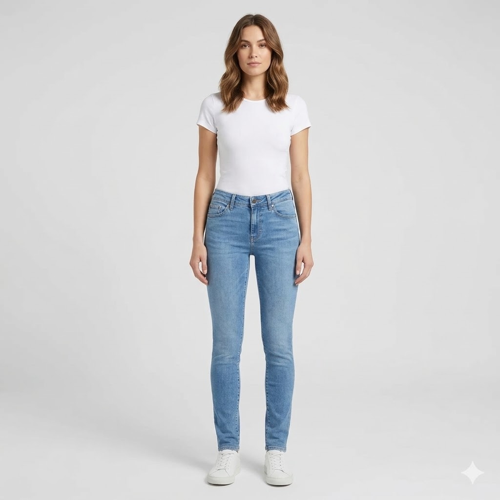 Pepe Jeans Modré Džíny Úzké Nohavice S Oděrkami Dámské 33/30 Xta