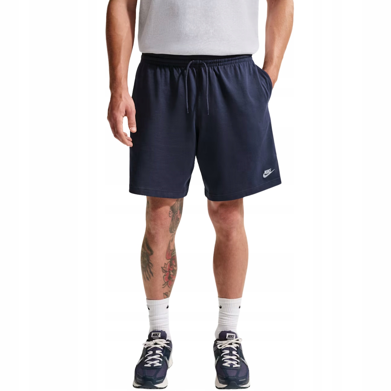 Kraťasy kraťasy Nike Club tmavě modré FQ4359 451 L