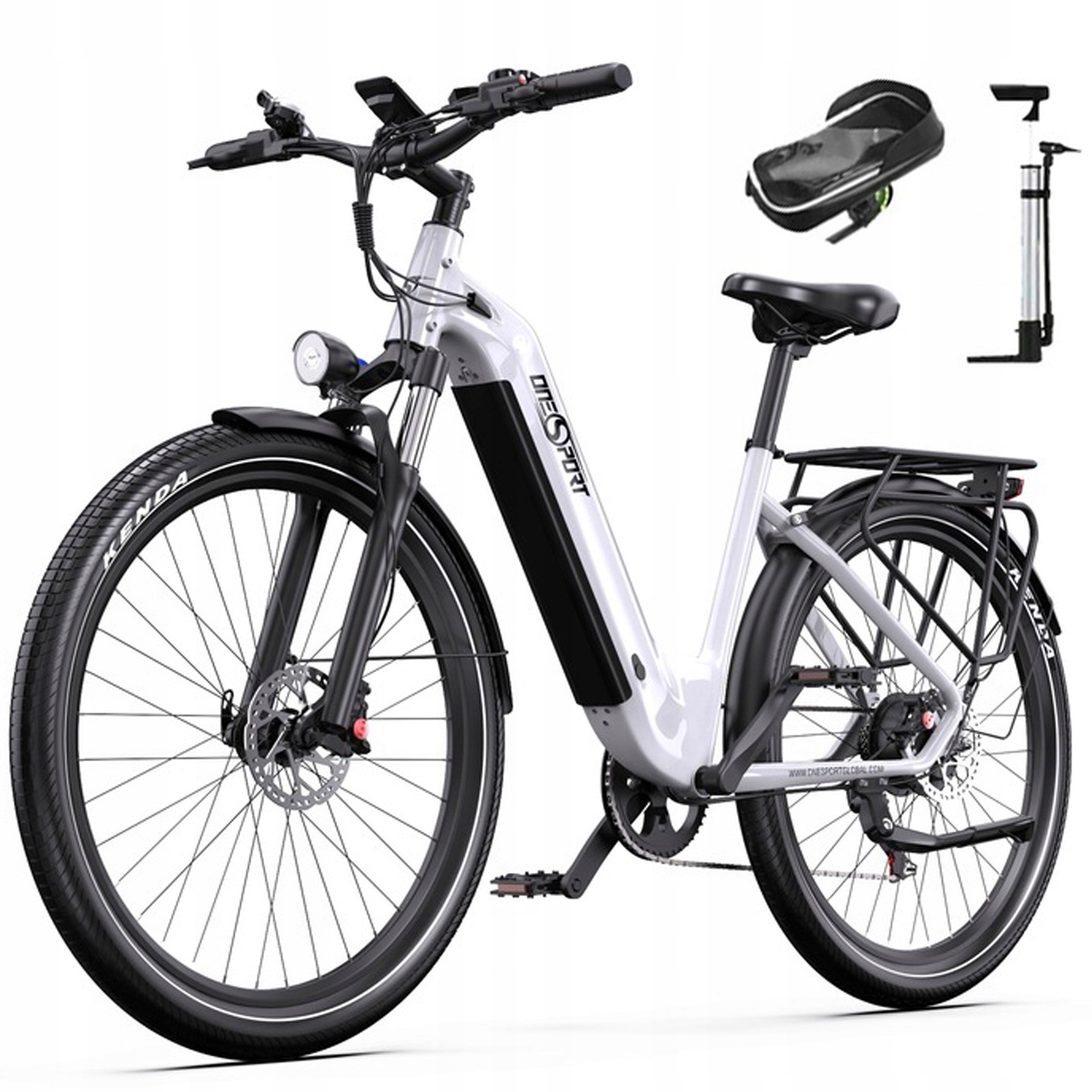27.5" City Rower elektryczny Onesport OT05 250W 36V18.2Ah 120km 25km/h Ebike