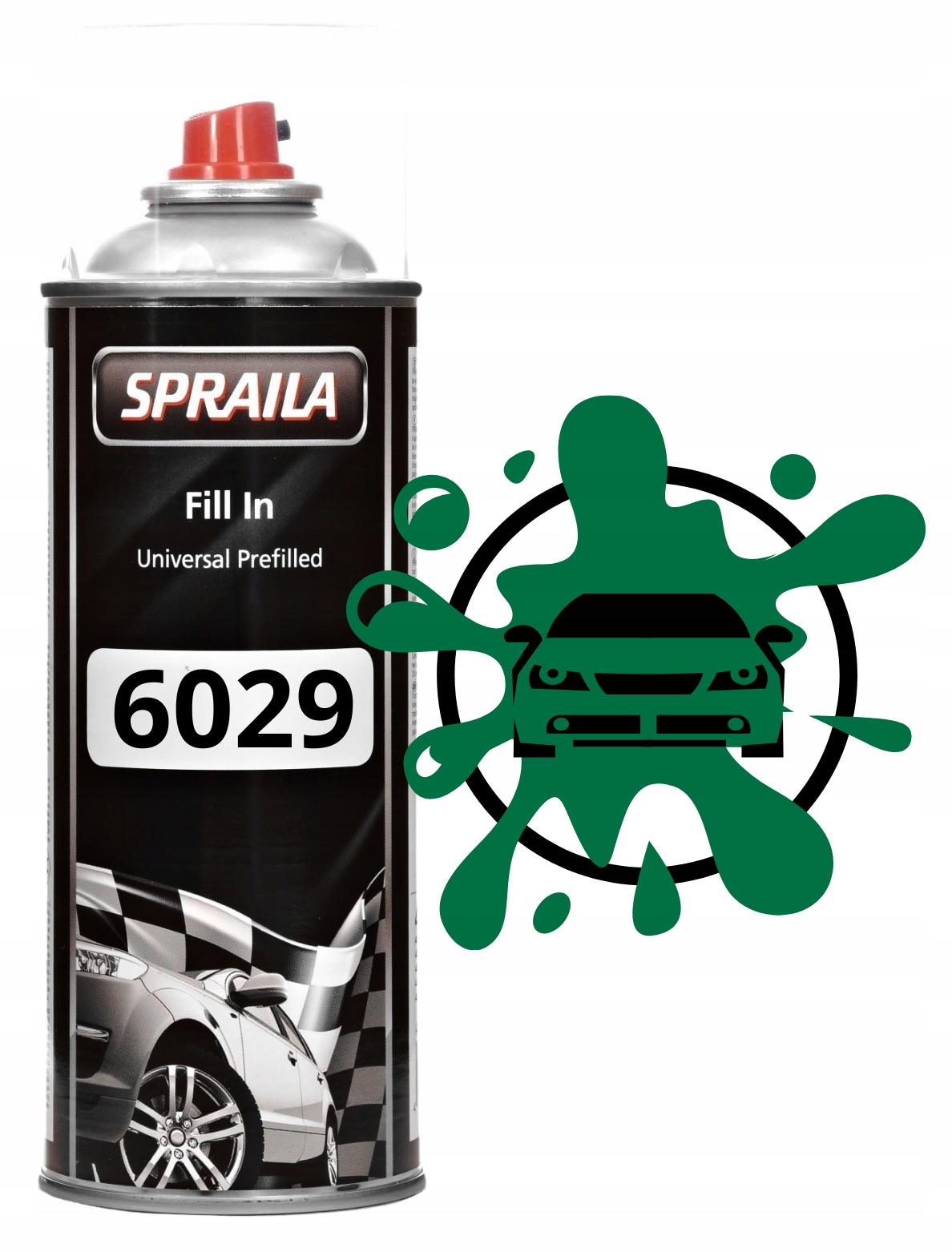 2K Akryl Ral 6029 Półpołysk Zielony Miętowy Z Utwardzaczem Spray 400ML