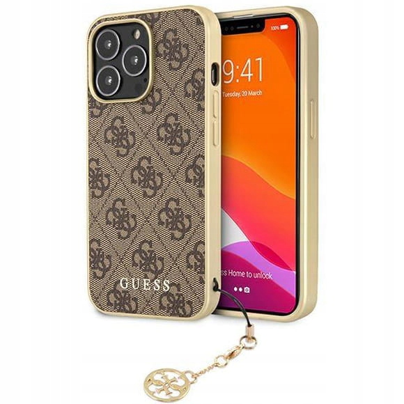 

Etui z logo Guess do iPhone 13 Pro, case pokrowiec