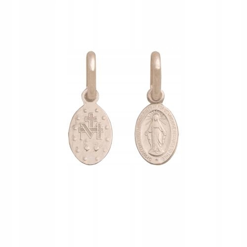 Úžasný medailonek v bílém zlatě 585, elegantní u příležitosti sv. přijímání