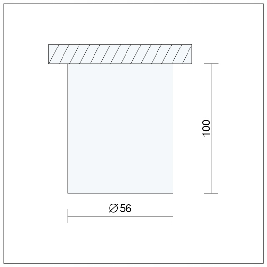 OPRAWA DO LED NATYNKOWA HALOGENOWA TUBA BIAŁA + GU10 Marka Kwazar