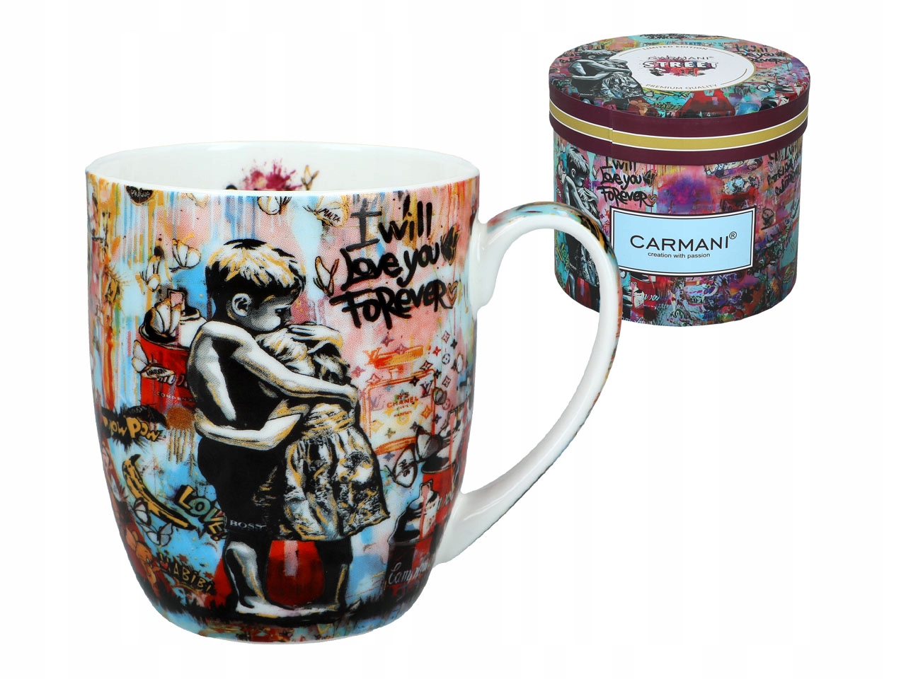 Keramický Hrnek Camio Vzor Graffiti Modern Art Moderní Carmani