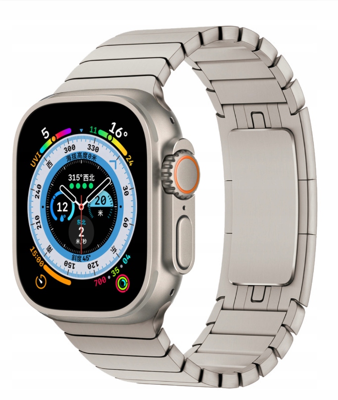 PASEK TYTANOWY DO APPLE WATCH ULTRA 1 2 49mm + SZKŁO Kod producenta AW ULTRA 49mm Titanium