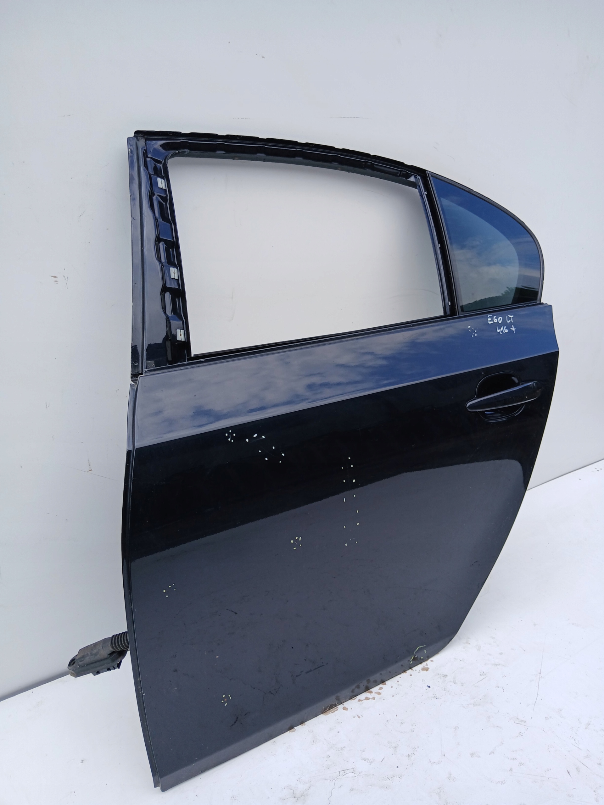 door left rear. BMW E60 CARBONSCHWARZ 416/9
