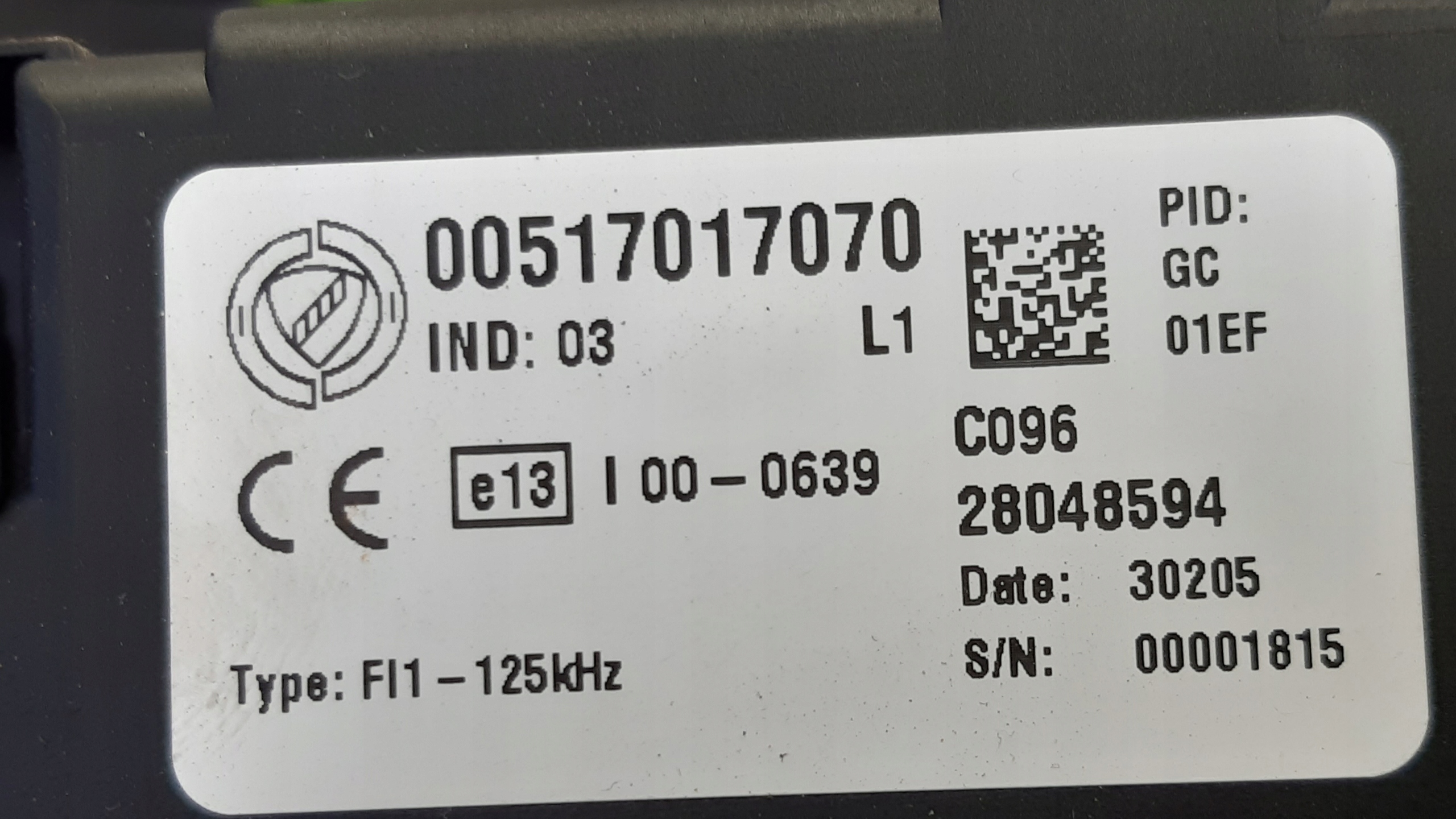 modulo BSI 00517017070 Fiat Grande Punto