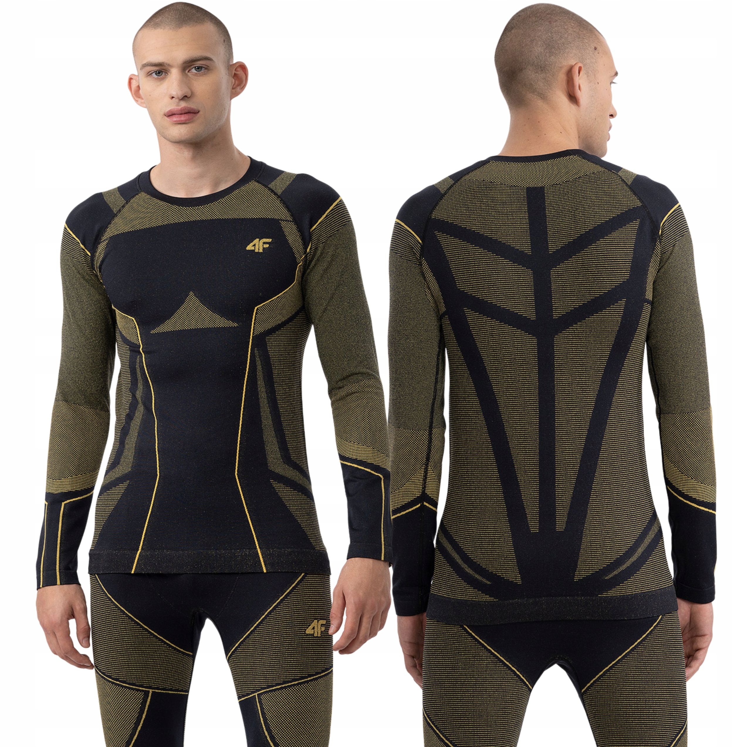 Bielizna Bezszwowa 4F Bluzka Termoaktywna USEAM105 XXL/3XL