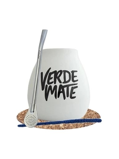 Sada tykva bílá Verde Mate bombilla