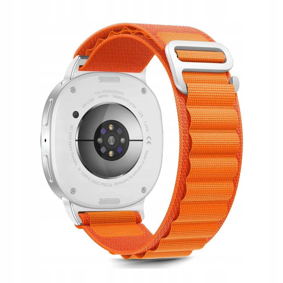 Pasek do Samsung Watch 8 Classic 40/44/46 mm Nylon Pro pomarańczowy