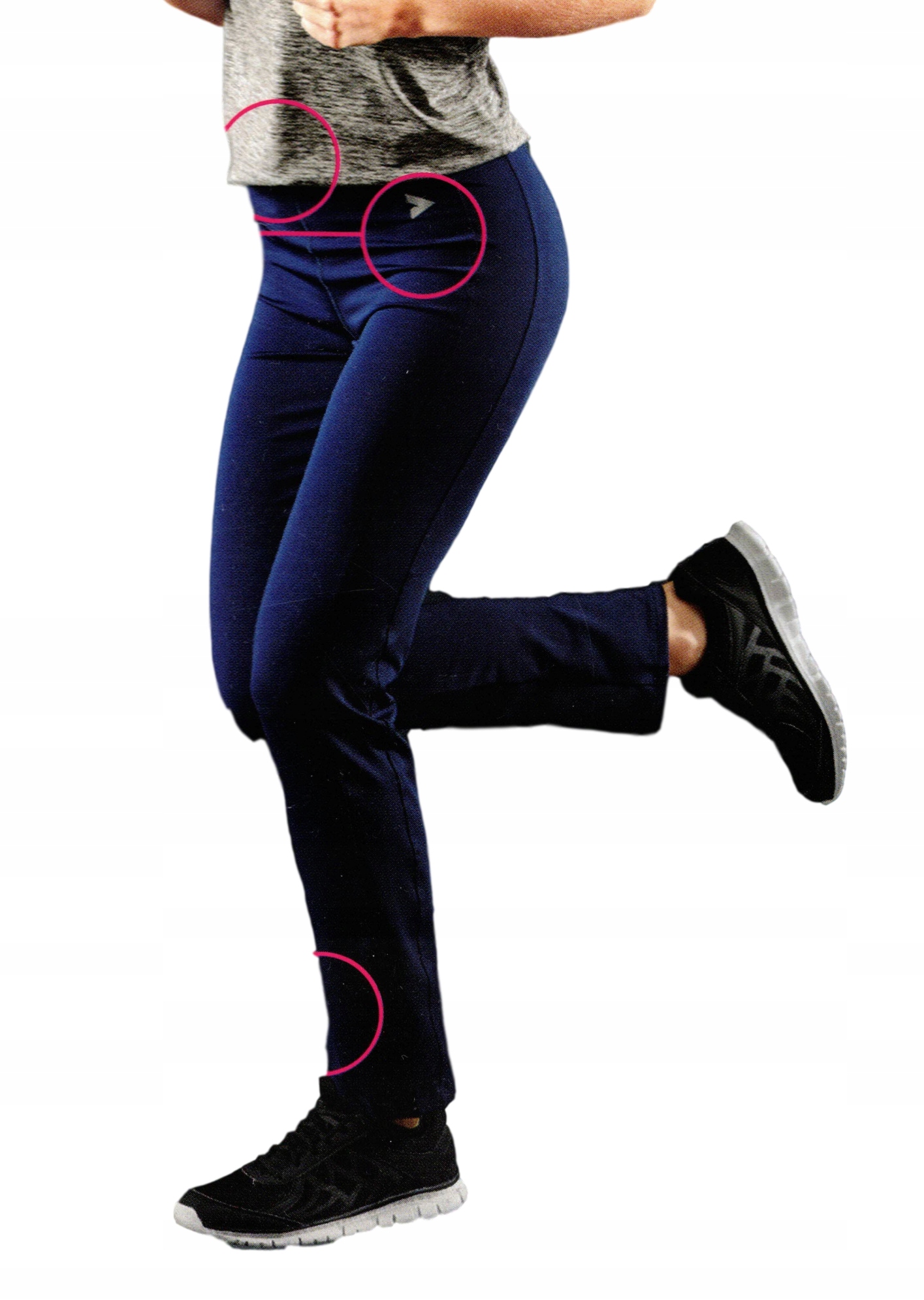 Damskie spodnie sportowe fitness Granat Topcool *L