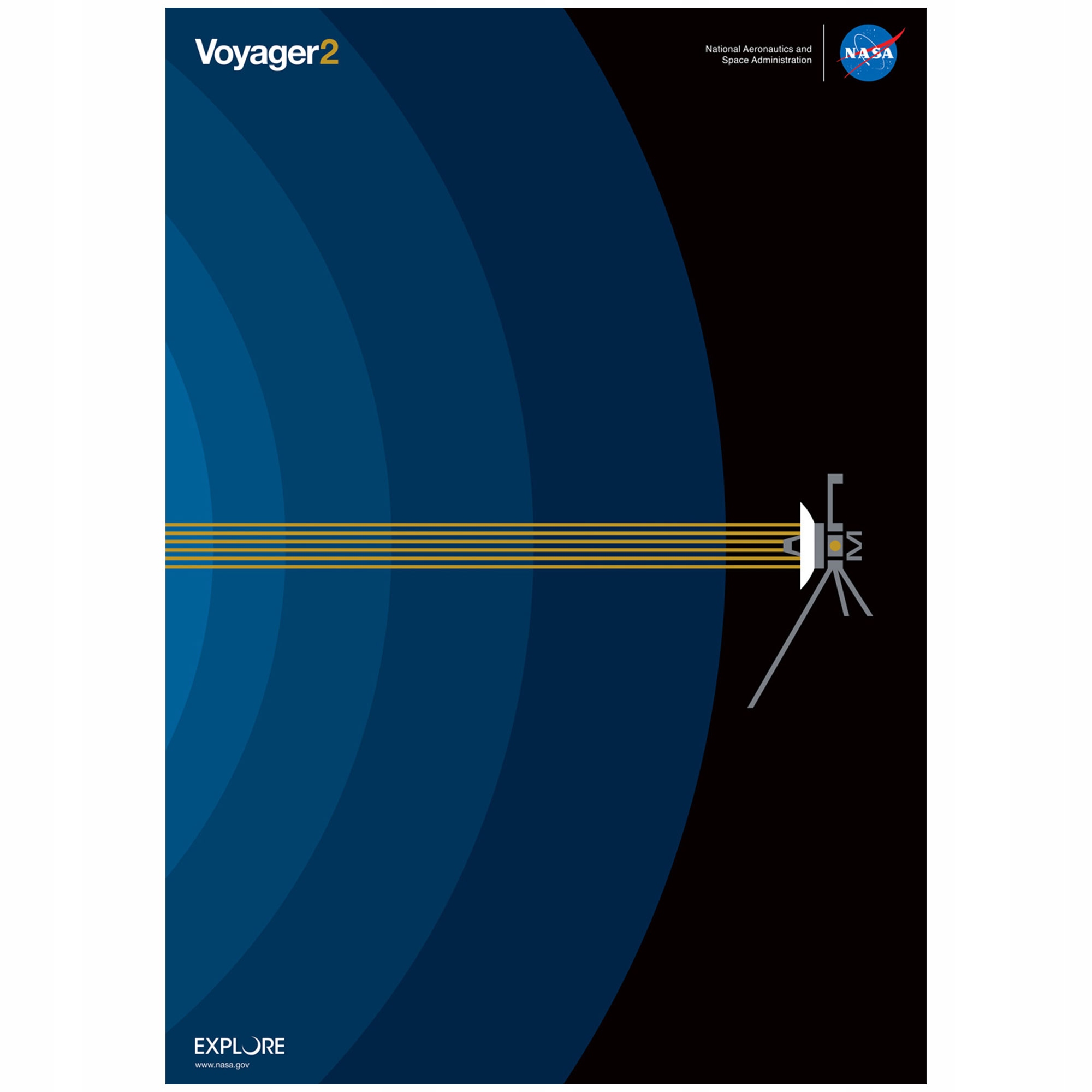 

Plakat Nasa Jpl Voyager 2 Explore Poster