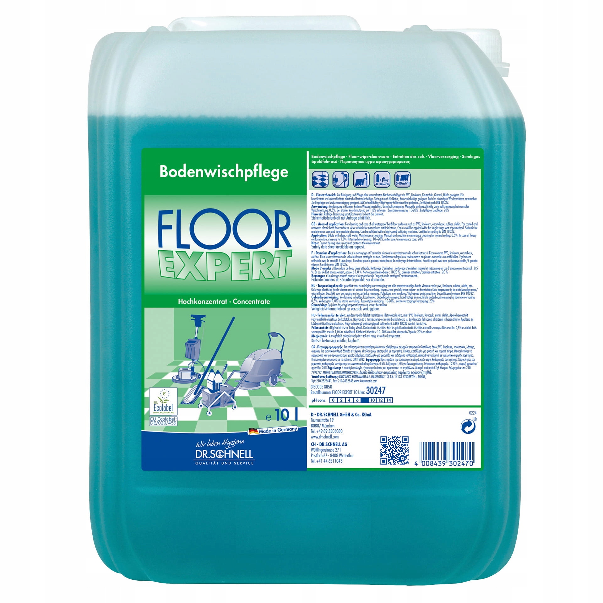 Dr.schnell Floor Expert -środek do mycia podłóg 10L