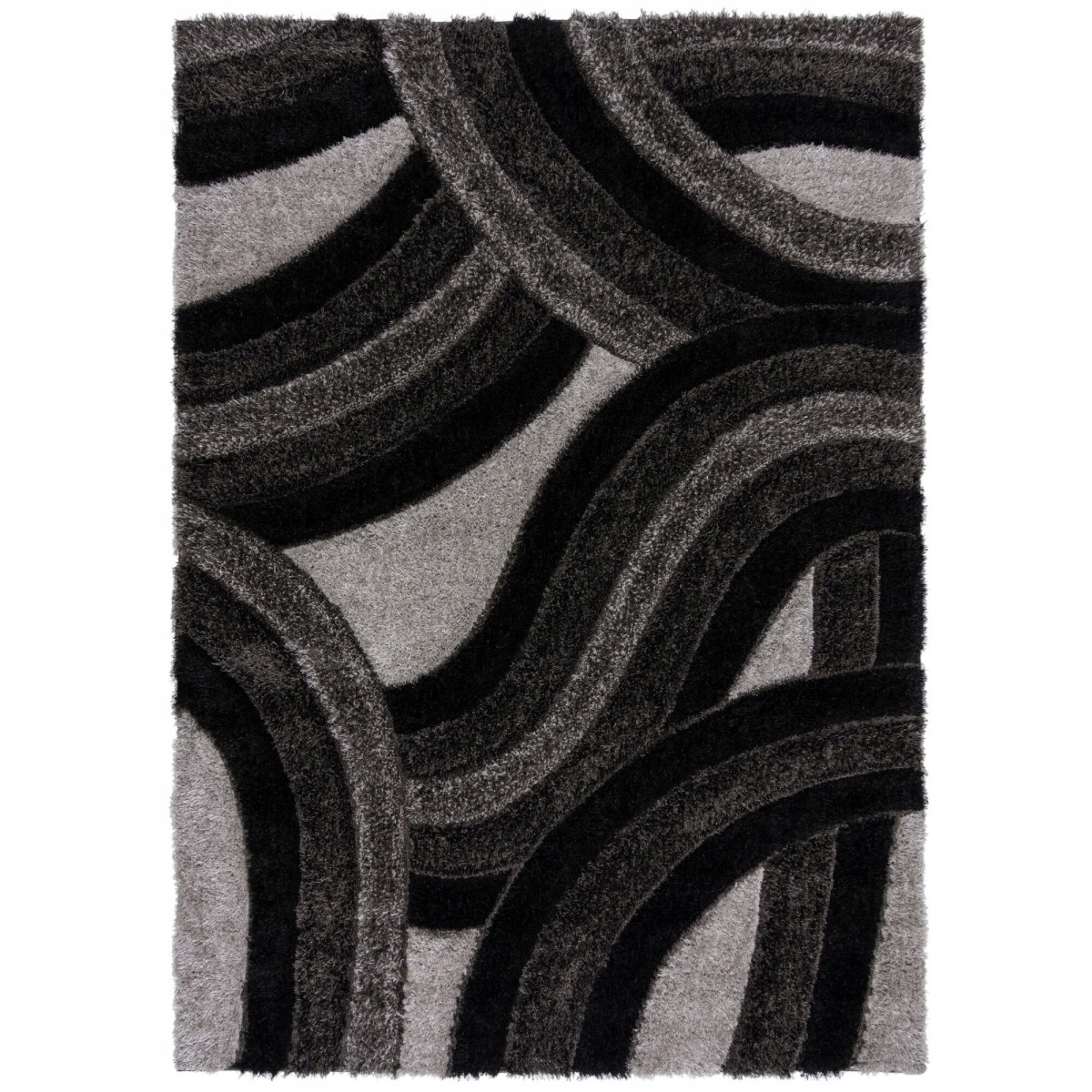 80x150 Kusový koberec Indulgence Velvet Carved Grey/Black