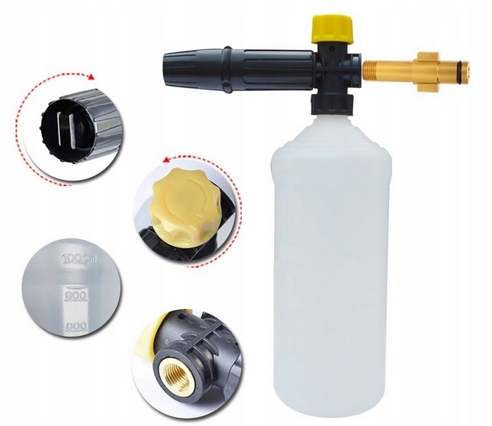 

Plastikowa Pianownica 1L Do Myjek Riwall