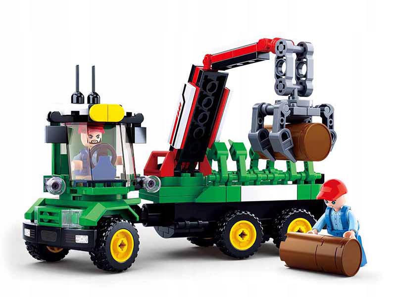 

Klocki Farma Traktor Podnośnik 209EL. Komp.z Leg.
