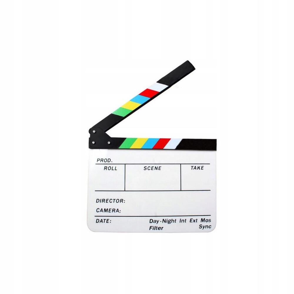 

Klaps filmowy biały 30x27,5cm