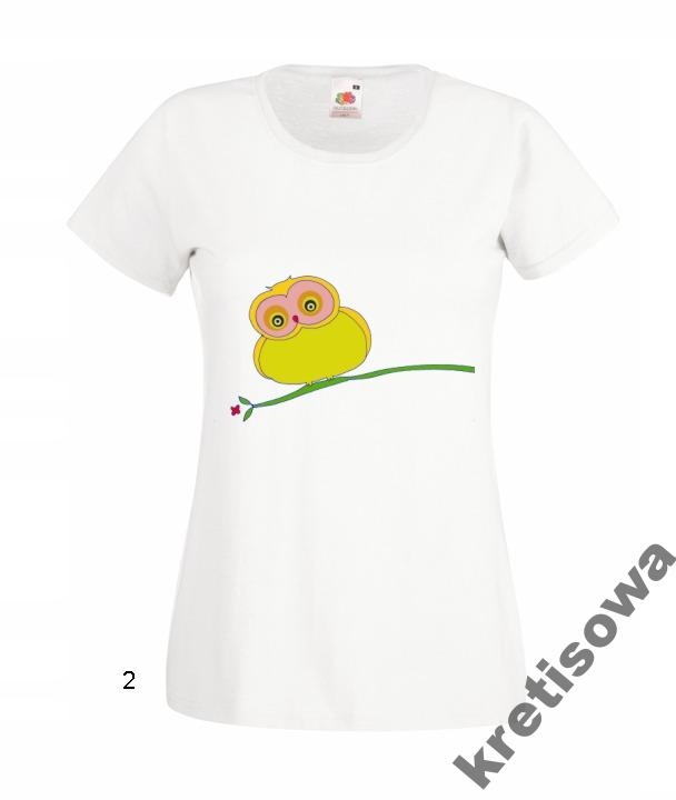 

Kolorowe Koszulki Wzory Śmieszne Sowa Sówki Owls