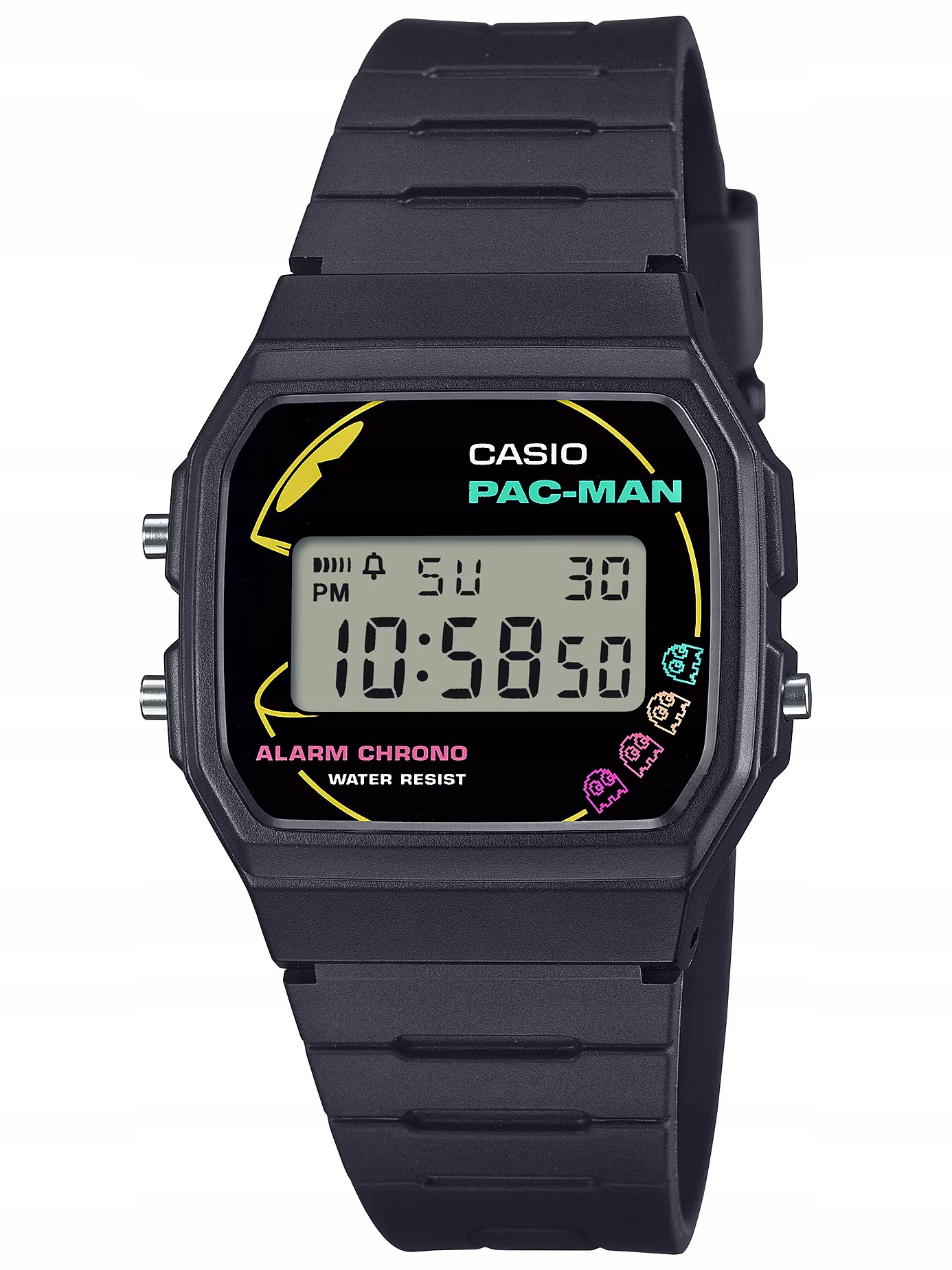 Zegarek Męski Casio F-91WPC-1ADR (zd086b) Pac-man Box