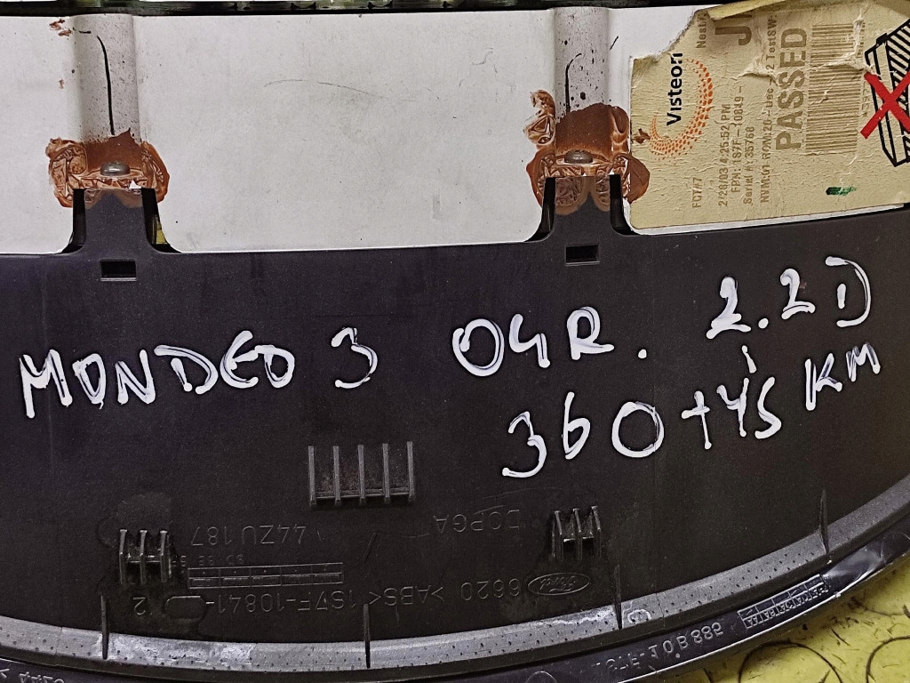 FORD MONDEO MK3 2.2 D dials dials 1S7F10849