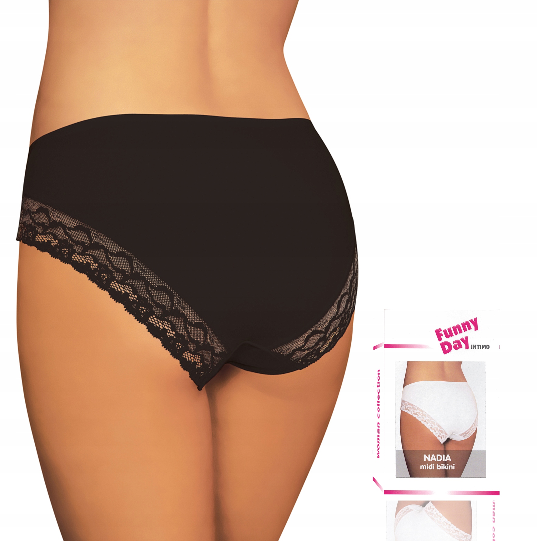 

czarne Nadia mini bikini Funny Day XL