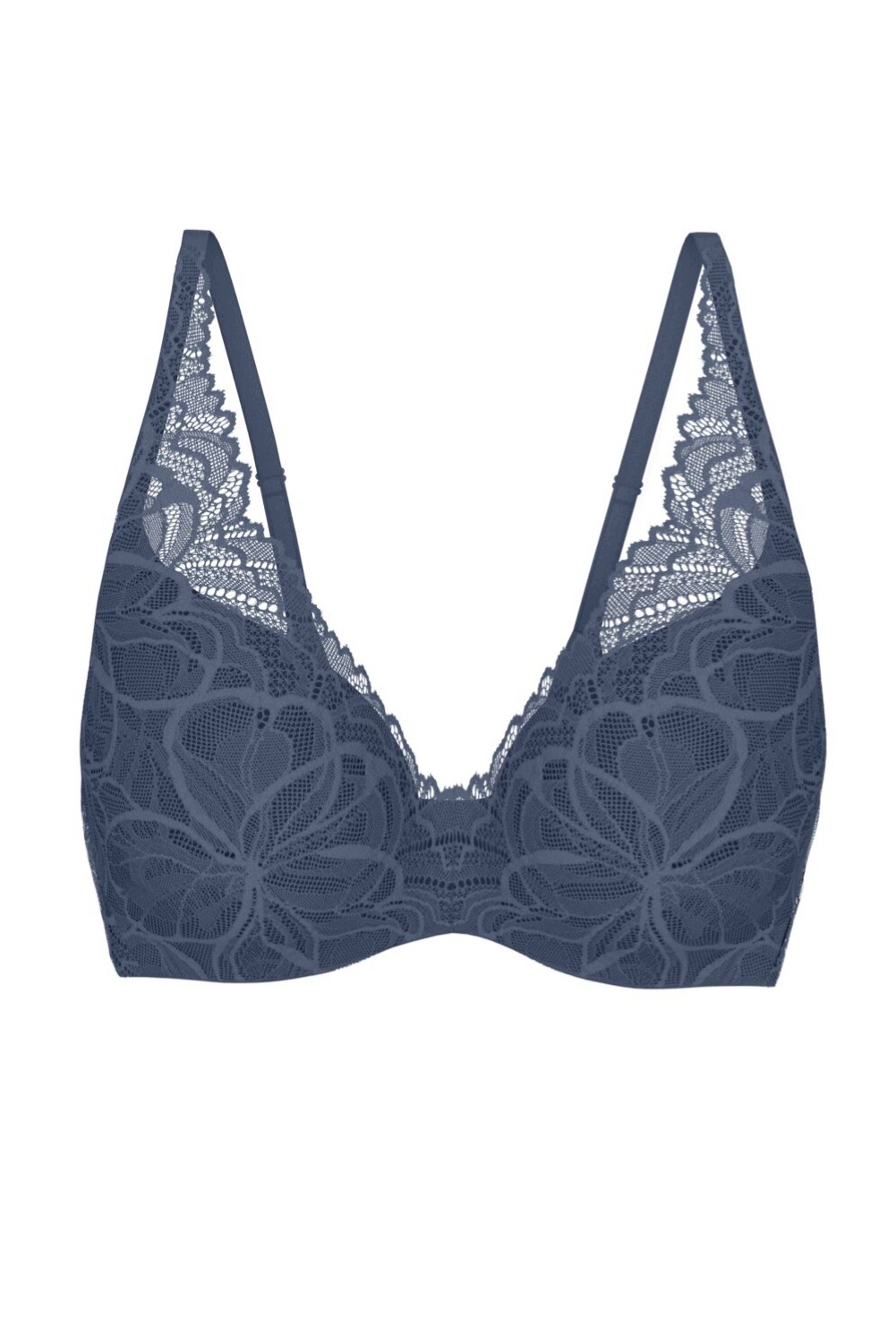Podprsenka Triumph Vyztužená Body Make-Up Illusion Lace Wp Modrá 85B